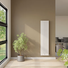 [BHEB368] Balterley Embrace Vertical Double Panel Radiator, 1500mm x 354mm - Gloss White - Lifestyle 1