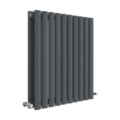 [BHEBA38D] Pattingham Contemporary Horizontal Double Panel Radiator, Choice of Colour and Size - Cutout