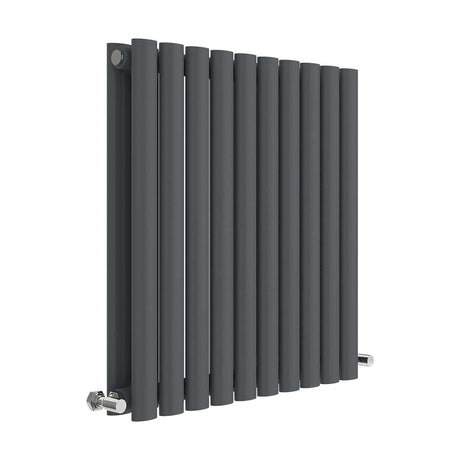 [BHEBA38D] Pattingham Contemporary Horizontal Double Panel Radiator, Choice of Colour and Size - Cutout
