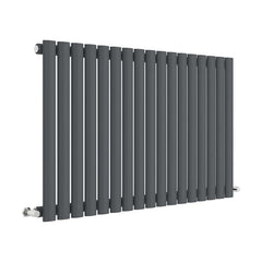 [BHEBA39] Balterley Embrace Horizontal Single Panel Radiator, 600mm x 992mm - Anthracite - Cutout