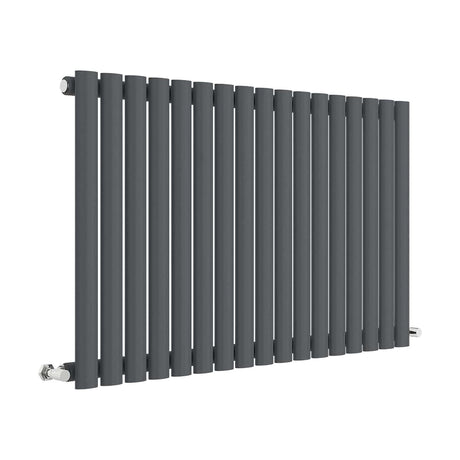 [BHEBA39] Balterley Embrace Horizontal Single Panel Radiator, 600mm x 992mm - Anthracite - Cutout