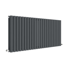 [BHEBA40D] Pattingham Contemporary Horizontal Double Panel Radiator, Choice of Colour and Size - Cutout
