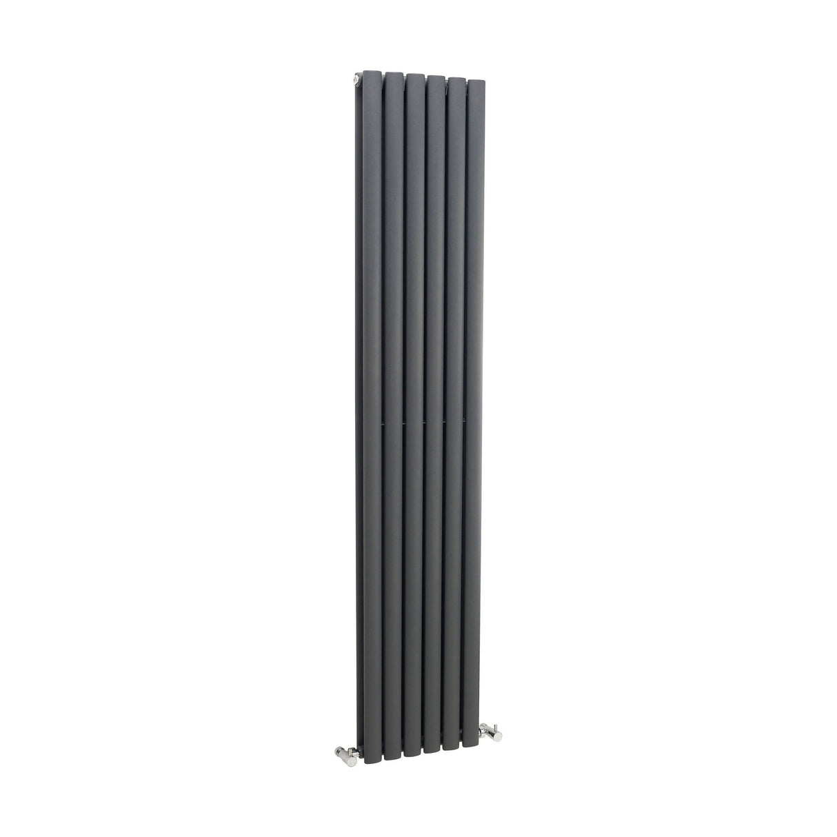 [BHEBA77] Balterley Embrace Vertical Double Panel Radiator, 1800mm x 354mm - Anthracite - Cutout