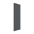 [BHEBA81] Balterley Embrace Vertical Double Panel Radiator, 1800mm x 528mm - Anthracite - Cutout