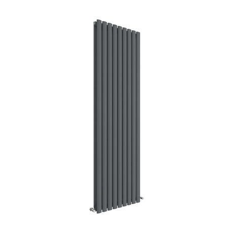 [BHEBA81] Balterley Embrace Vertical Double Panel Radiator, 1800mm x 528mm - Anthracite - Cutout