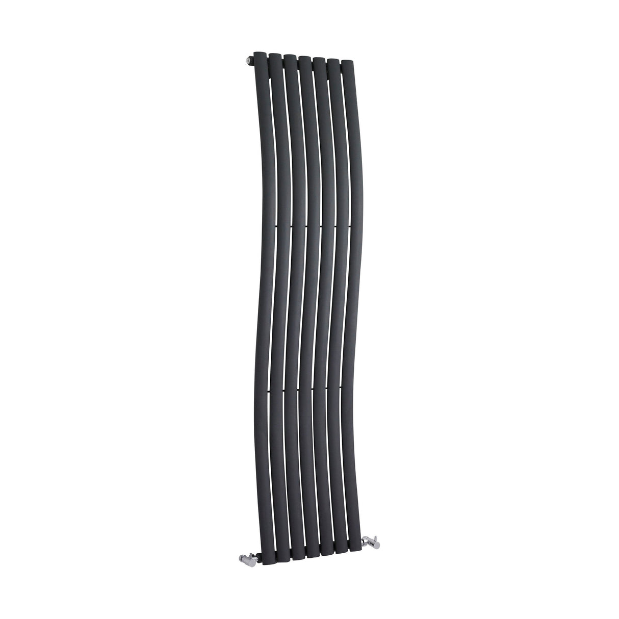 [BHEBA95] Balterley Embrace Wave Vertical Single Panel Radiator, 1785mm x 413mm - Anthracite - Cutout