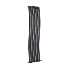 [BHEBA95] Pattingham Wave Vertical Single Panel Radiator, 1785mm x 413mm, Choice of Colour - Cutout