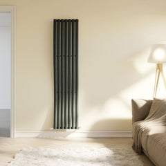[BHEBA95] Balterley Embrace Wave Vertical Single Panel Radiator, 1785mm x 413mm - Anthracite - Lifestyle 1