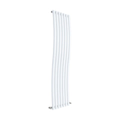 [BHEBW95] Balterley Embrace Wave Vertical Single Panel Radiator, 1785mm x 413mm - Gloss White - Cutout