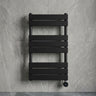 [BHEF458] Bagnall Electric Square Flat Heated Towel Rail with 8 Bars, 840 x 500mm, Choice of Colour - Silo