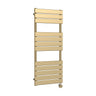 [BHEF859] Electric Square Flat Heated Towel Rail with 12 Bars, 1213 x 500, Anthracite - Cutout