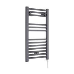 [BHEL153] Ellastone Electric Vertical Round Towel Rail with 13 Rails, 720mm x 400mm, Choice of Colour - Cutout