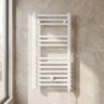[BHEL156] Ellastone Electric Vertical Round Towel Rail with 13 Rails, 720mm x 400mm, Choice of Colour - Silo