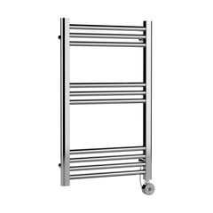 [BHER359] Croxall Electric Round Tube Heated Towel Rail with 10 Bars, 800 x 500mm - Choice of Colour - Cutout