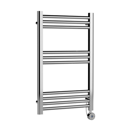 [BHER359] Croxall Electric Round Tube Heated Towel Rail with 10 Bars, 800 x 500mm - Choice of Colour - Cutout