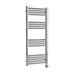 [BHER360] Croxall Electric Round Tube Heated Towel Rail with 17 Bars, 1200 x 500mm - Choice of Colour - Cutout