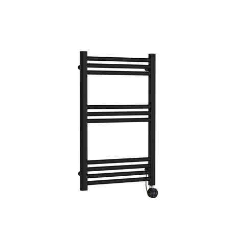 Electric Round Tube Heated Towel Rail with 10 Bars, 800 x 500mm, Choice of Finish