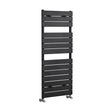 [BHFP035] Heated Towel Rail with 14 Flat Panels - 2014 BTU - 1213mm x 500mm - Anthracite - Cutout
