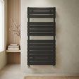 [BHFP035] Ecton Contemporary Heated Towel Rail 14 Flat Panels, 1213mm x 500mm - Silo