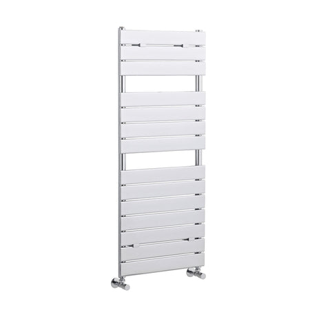 [BHFP335] Balterley Contemporary Heated Towel Rail 14 Flat Panels, 1213mm x 500mm - Chrome - Cutout