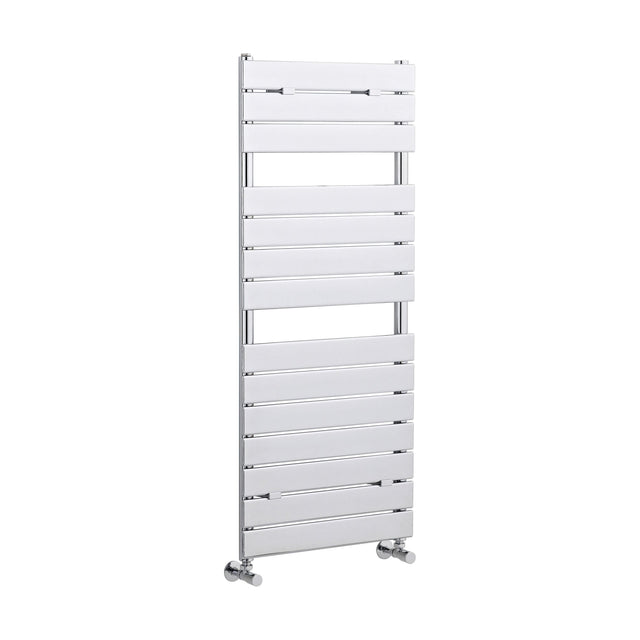 [BHFP335] Balterley Contemporary Heated Towel Rail 14 Flat Panels, 1213mm x 500mm - Chrome - Cutout