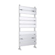 [BHFP382] Balterley Contemporary Heated Towel Rail with 9 Flat Panels, 950mm x 500mm - Chrome - Cutout