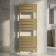 [BHFP835] Square Flat Towel Radiator 1213mm x 500mm, Brushed Brass - Silo
