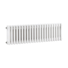 [BHHA303] Triple Column Traditional Radiator 300 x 999mm, High Gloss White - Cutout