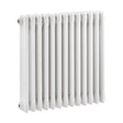[BHHA304] Triple Column Traditional Radiator 600 x 605mm, High Gloss White - Cutout