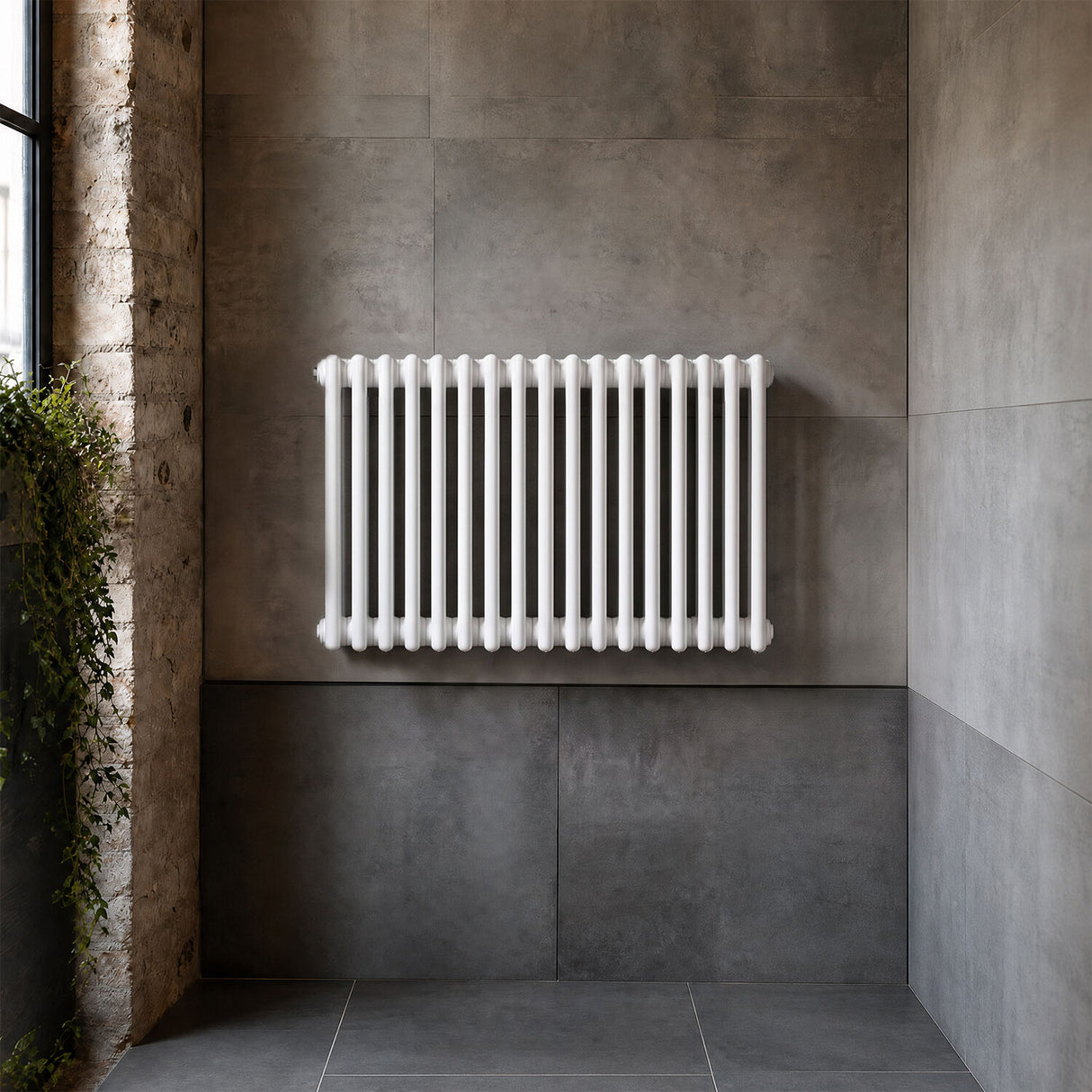 [BHHA305] Caverswall Triple Column Traditional Radiator, Choice of Size - Silo