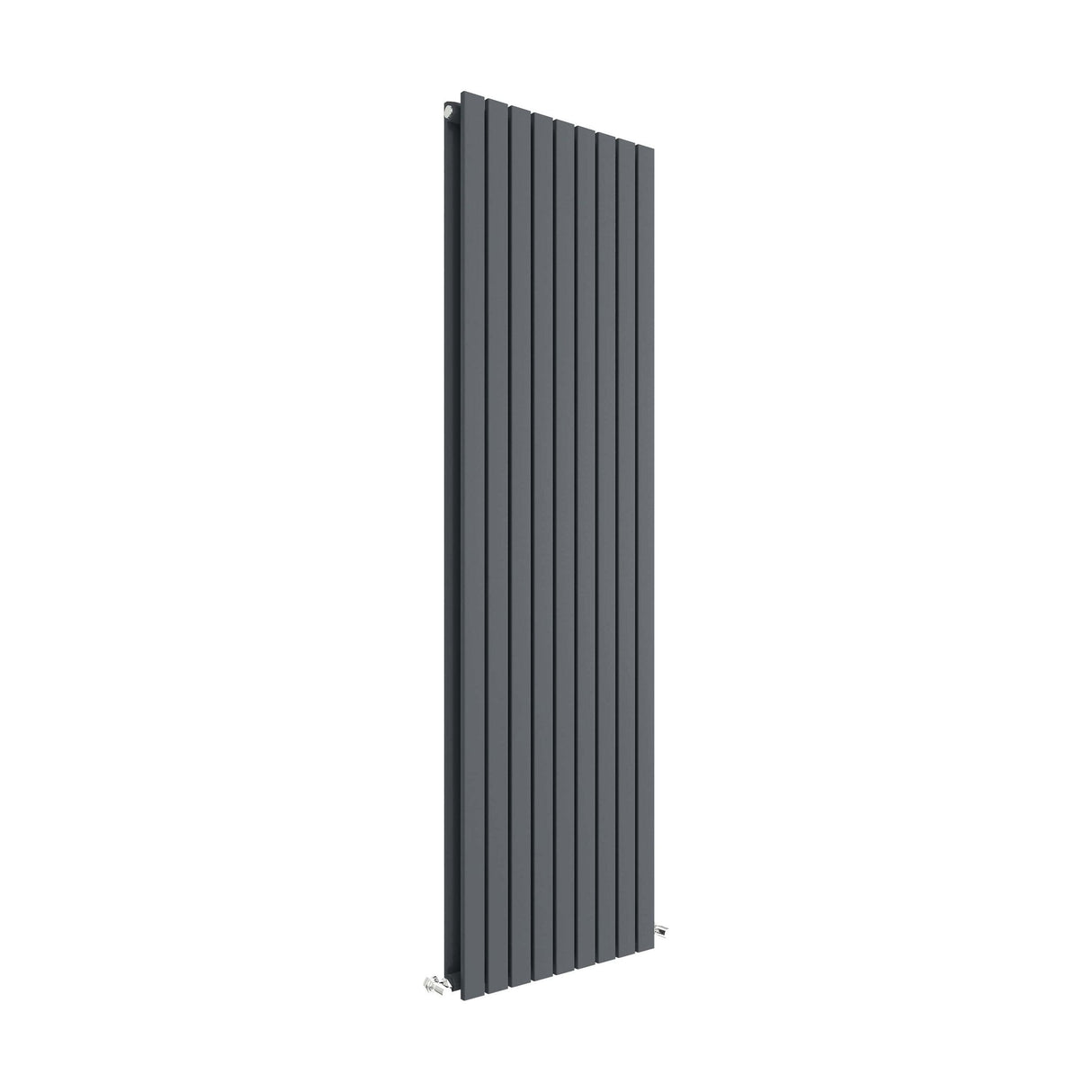 [BHLUA47D] Edingale Modern Square Vertical Double Panel Radiator - Choice of Size and Colour - Cutout