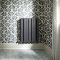 [BHLUA54D] Edingale Contemporary Square Horizontal Double Panel Radiator - Choice of Size and Colour - Silo