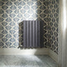 [BHLUA54] Edingale Square Horizontal Single Panel Radiator, Choice of Size and Colour - Silo