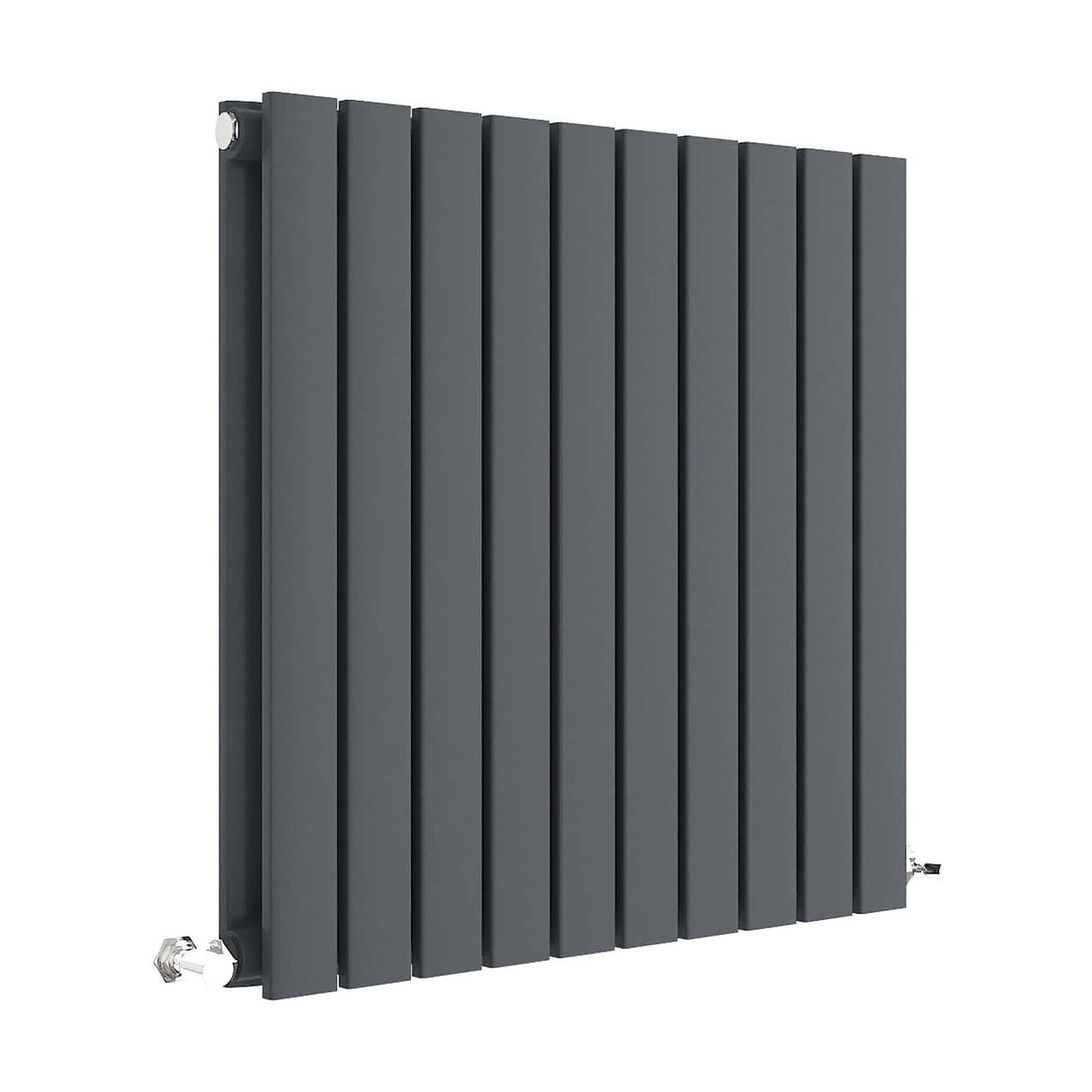[BHLUA55D] Edingale Contemporary Square Horizontal Double Panel Radiator - Choice of Size and Colour - Cutout