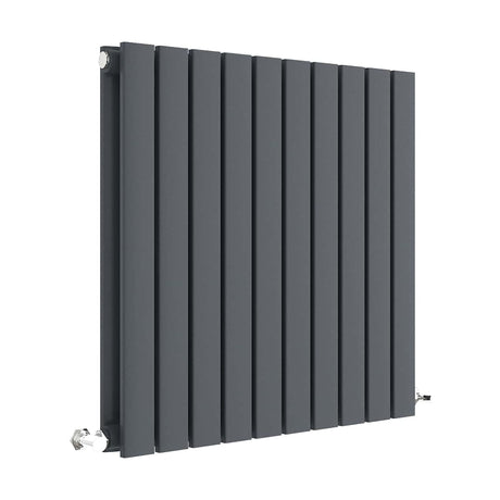 [BHLUA55D] Edingale Contemporary Square Horizontal Double Panel Radiator - Choice of Size and Colour - Cutout