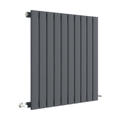 [BHLUA55] Edingale Square Horizontal Single Panel Radiator, Choice of Size and Colour - Cutout