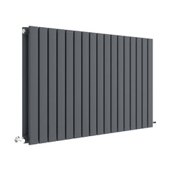 [BHLUA56D] Edingale Contemporary Square Horizontal Double Panel Radiator - Choice of Size and Colour - Cutout