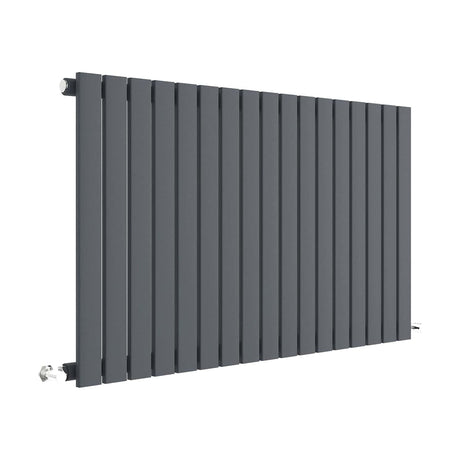 [BHLUA56] Balterley Lucia Square Horizontal Single Panel Radiator, 600mm x 992mm - Anthracite - Cutout