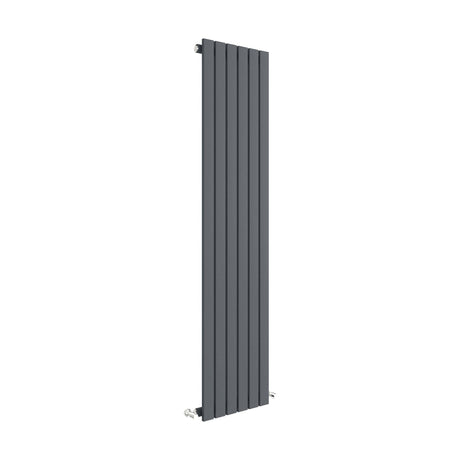 [BHLUA71] Edingale Vertical Single Panel Radiator, Square Design - Choice of Size and Colour - Cutout