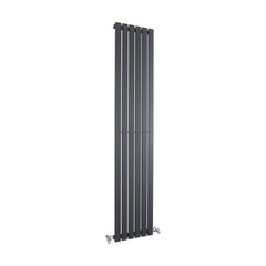 [BHLUA72] Edingale Vertical Single Panel Radiator, Square Design - Choice of Size and Colour - Cutout