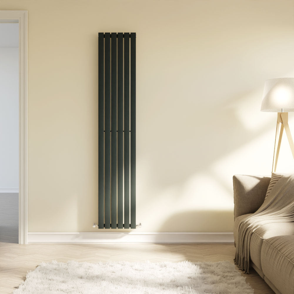 Edingale Vertical Single Panel Radiator, Square Design - Choice of Siz ...