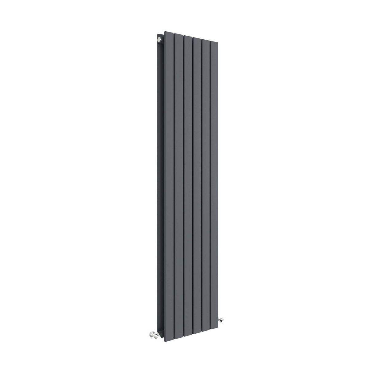 [BHLUA73] Edingale Modern Square Vertical Double Panel Radiator - Choice of Size and Colour - Cutout