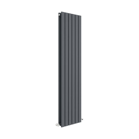 [BHLUA73] Edingale Modern Square Vertical Double Panel Radiator - Choice of Size and Colour - Cutout