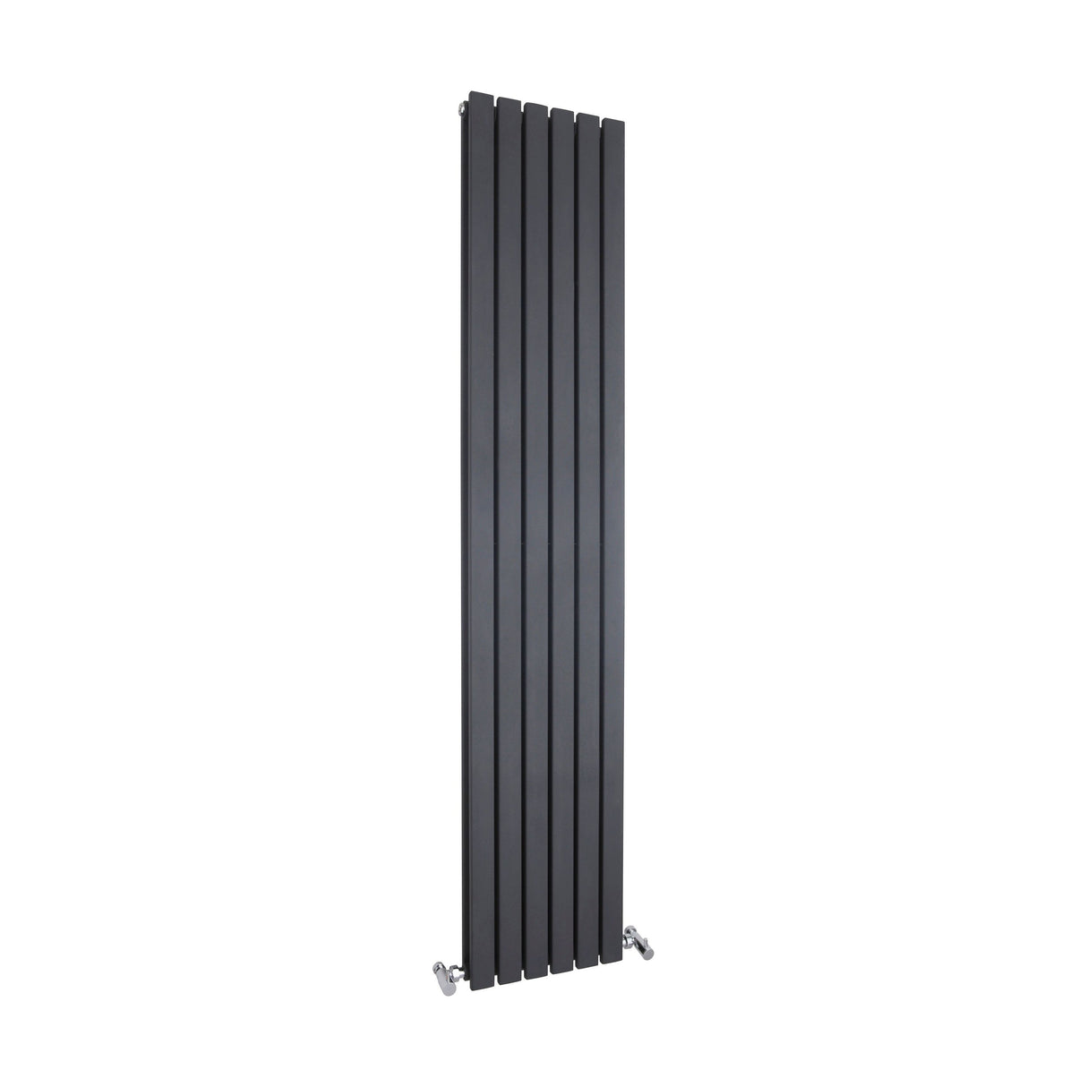 [BHLUA74] Edingale Modern Square Vertical Double Panel Radiator - Choice of Size and Colour - Cutout