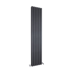 [BHLUA74] Edingale Modern Square Vertical Double Panel Radiator - Choice of Size and Colour - Cutout