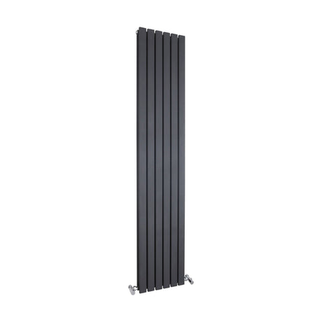[BHLUA74] Edingale Modern Square Vertical Double Panel Radiator - Choice of Size and Colour - Cutout