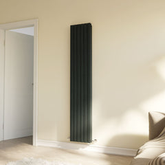 [BHLUA74] Edingale Modern Square Vertical Double Panel Radiator - Choice of Size and Colour - Lifestyle 2