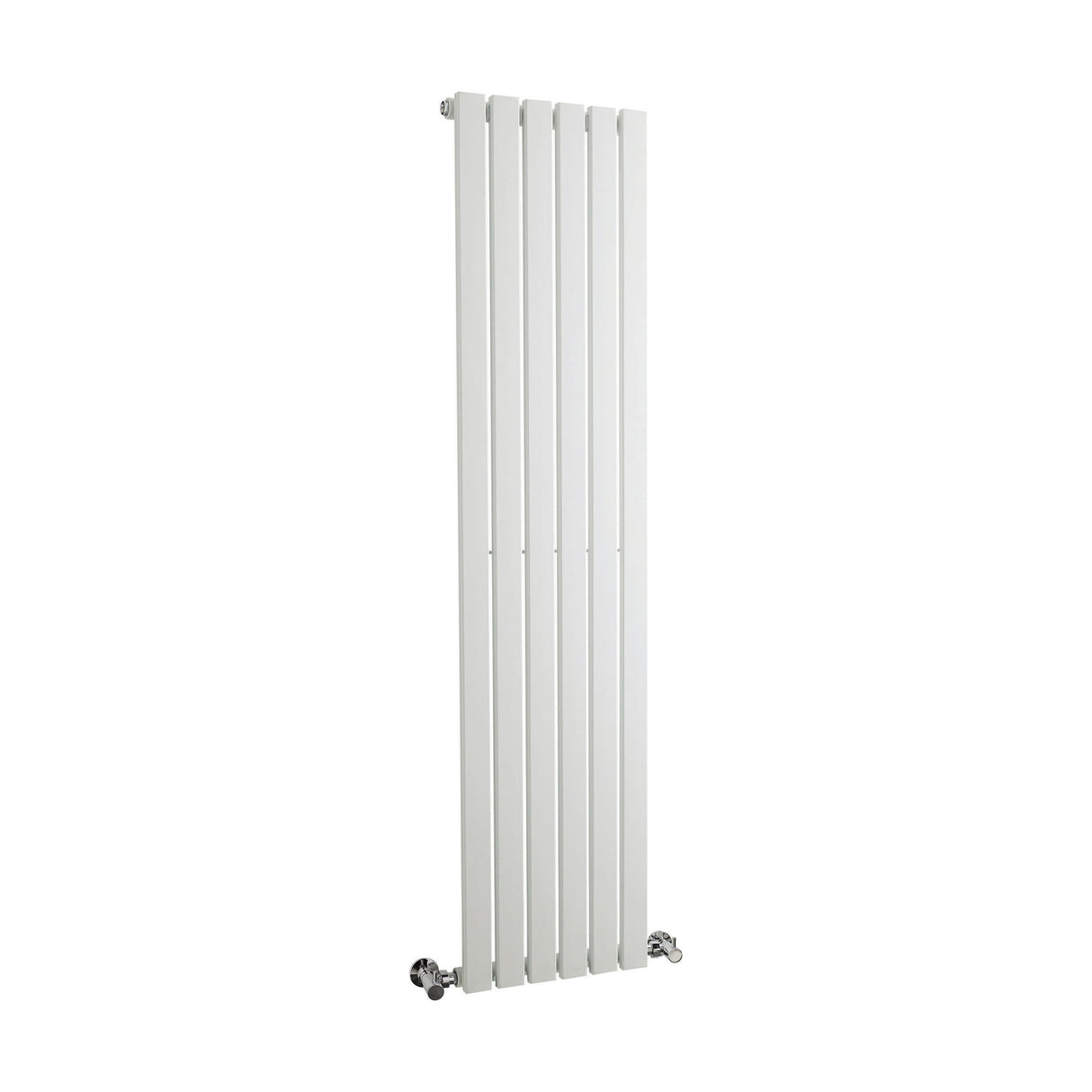 [BHLUW41] Edingale Vertical Single Panel Radiator, Square Design - Choice of Size and Colour - Cutout