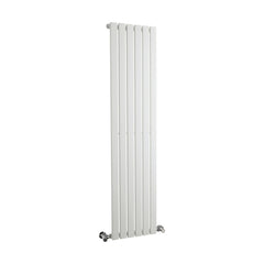 [BHLUW41] Edingale Vertical Single Panel Radiator, Square Design - Choice of Size and Colour - Cutout