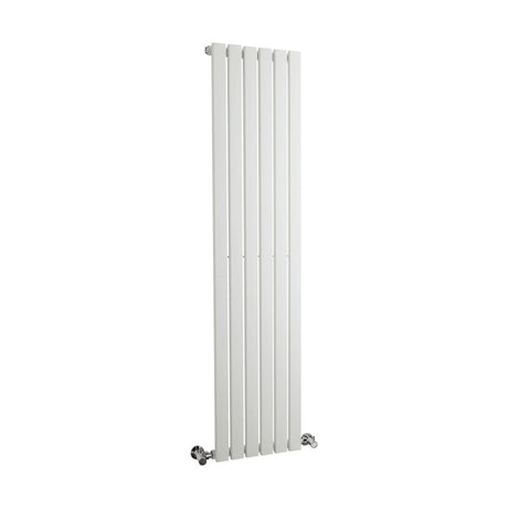 [BHLUW41] Edingale Vertical Single Panel Radiator, Square Design - Choice of Size and Colour - Cutout